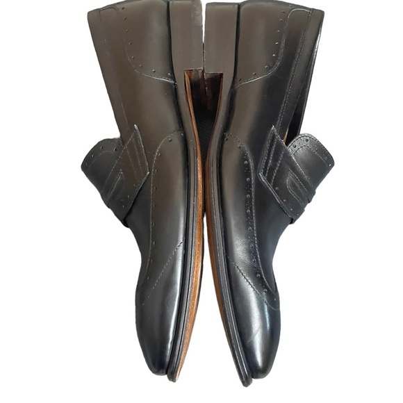 Stefano Branchini black leather men‎ shoes size 8 Authentic!! main image 6